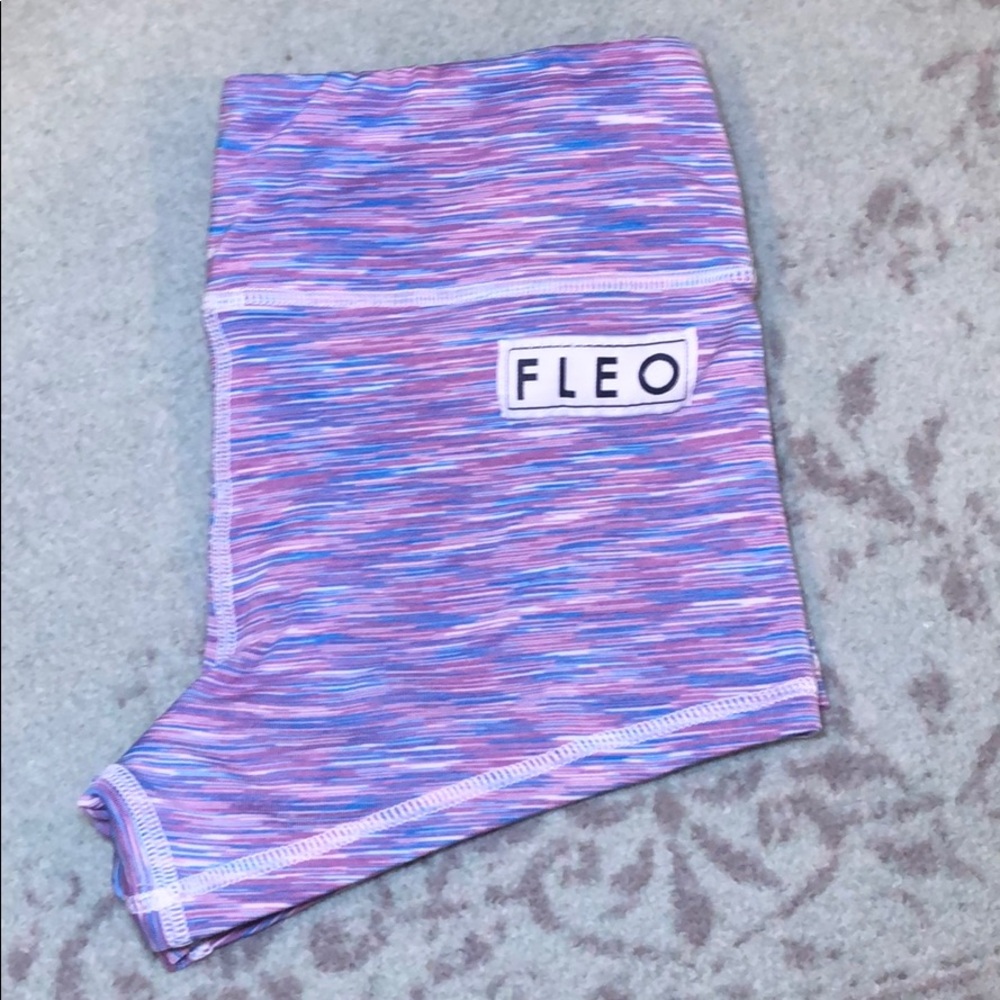 Very Rare! Pink/Blue Heathered OG Fleo Shorts